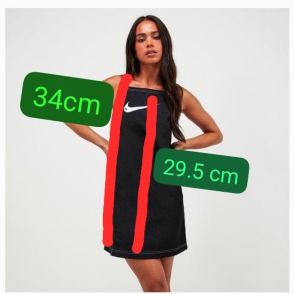 Nike swoosh woven mini dress spaghetti straps medium - Picture 12 of 12